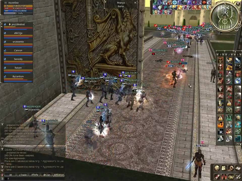Lineage 2 Universe 01.03.2009 Aden Siege