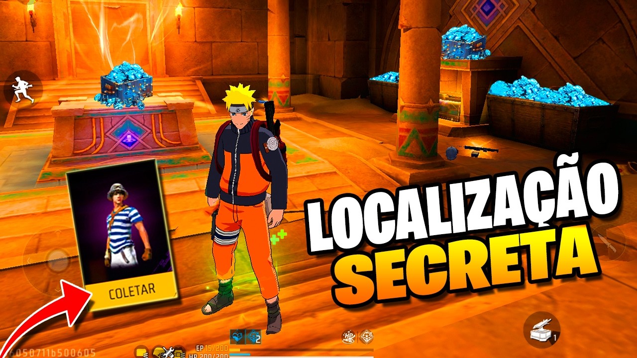 DESCOBRI LOCAL SECRETO COM PRÊMIOS NO FREE FIRE, NOVO EVENTO CAÇA AO TESOURO FF, NOVIDADES FREE FIRE