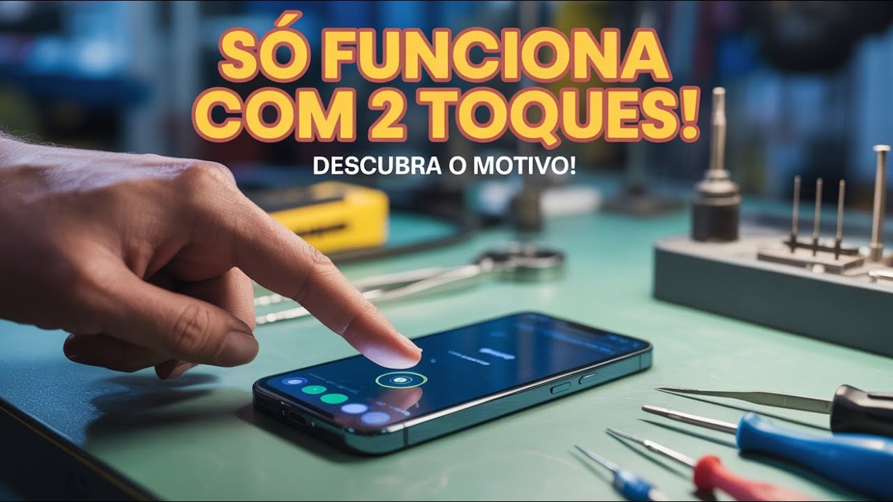 Como Resolver? A tela do Do celular só funciona clicando com 2 dedos