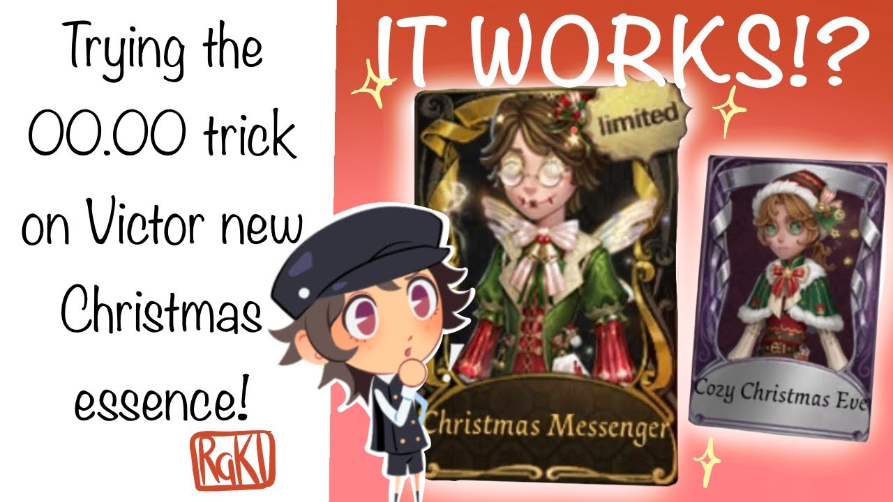 TRYING THE 00:00 TRICK ON VICTORS ESSENCE! IT WORKS?!🧐 #identityv