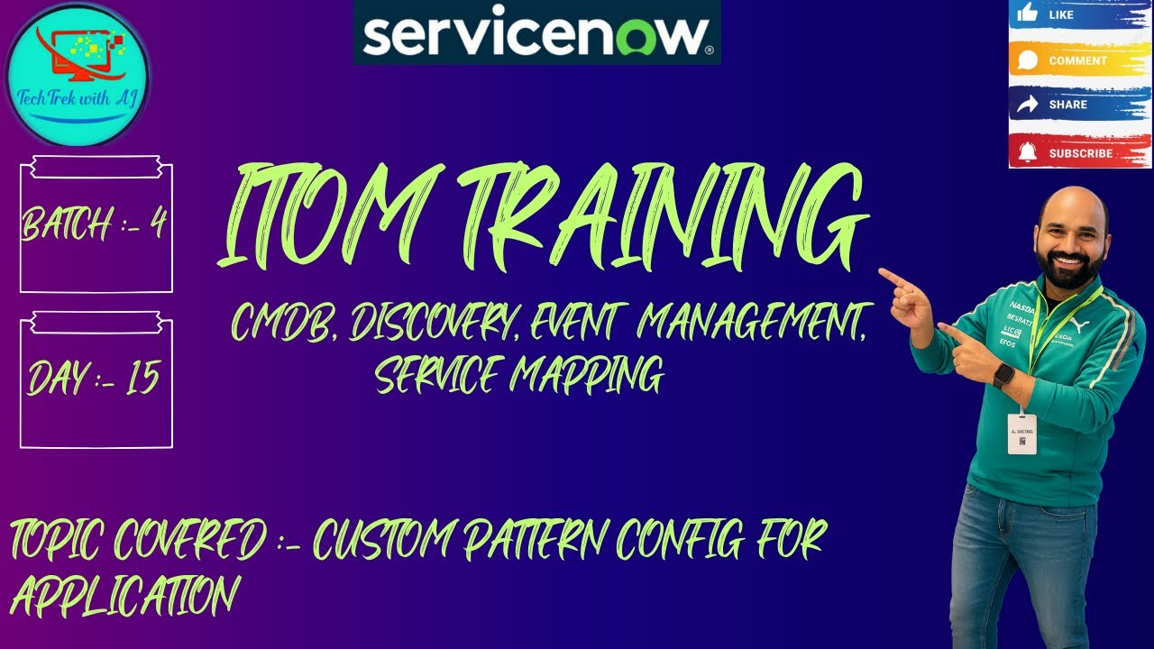 CIS - Discovery || Batch 4 || Day 15 || Custom Pattern Config for Application #itom #servicenow