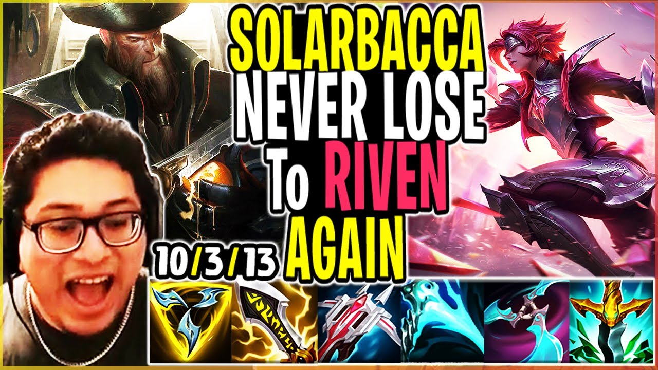 SOLARBACCA Never LOSE to Riven Again