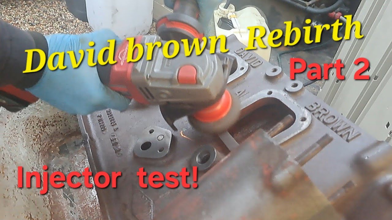 David brown 780 re-birth part 2 Pistons & injector referb.