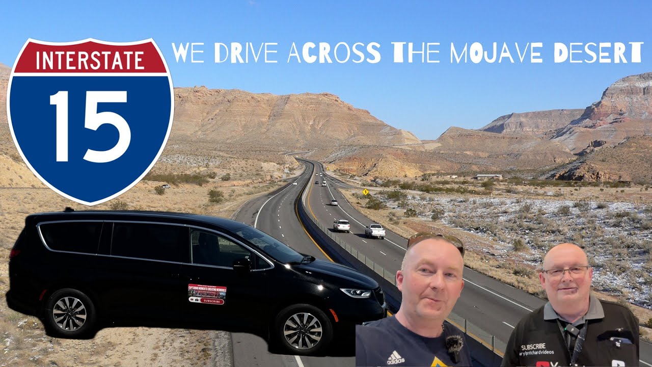 We drive across the Mojave Desert From Los Angeles to Lake mead
