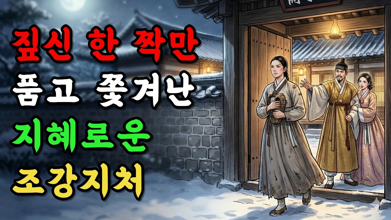 짚신 한 짝만 품고 쫓겨난 지혜로운 조강지처  [야담/옛날이야기/수면동화/오디오북/민담]