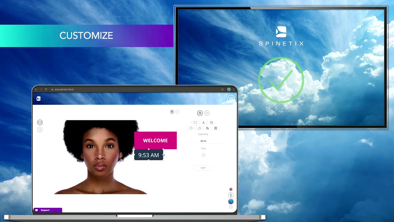 How to customize templates in SpinetiX ARYA