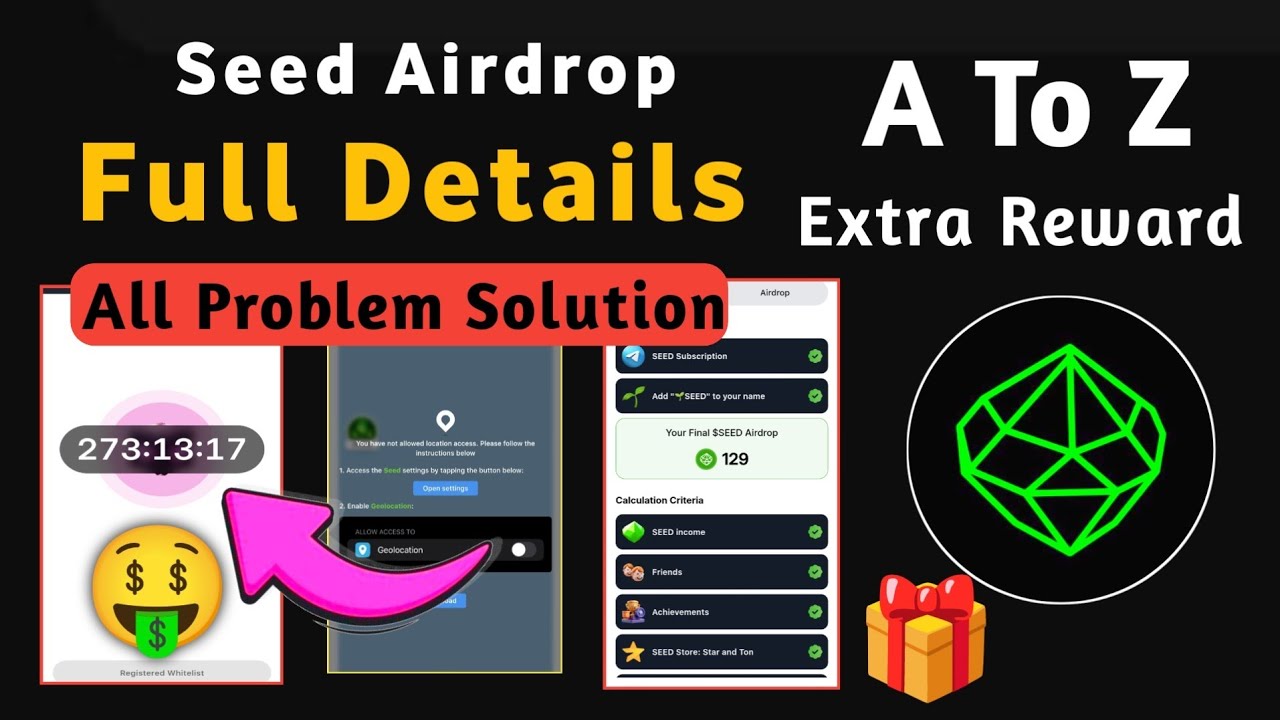 Seed Airdrop Full Details Update - Seed Airdrop Withdrawal || How To Claim Seed Airdrop To Bitget
