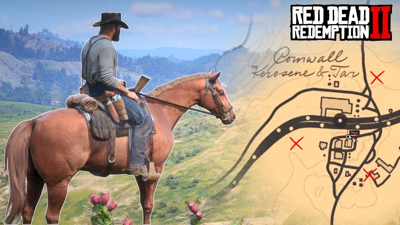 Руководство по коллекционным предметам RDR2: Сердце Земли Нового Ганновера (карты, кости и многое...