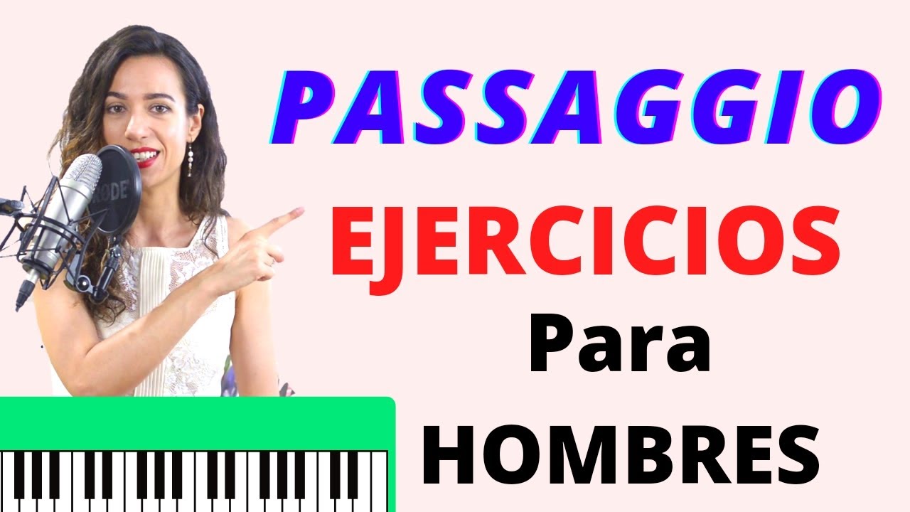 MEJOR CALENTAMIENTO vocal  para PASSAGGIO ejercicios  de CANTO para HOMBRES 🎵 Ejercicios para cantar