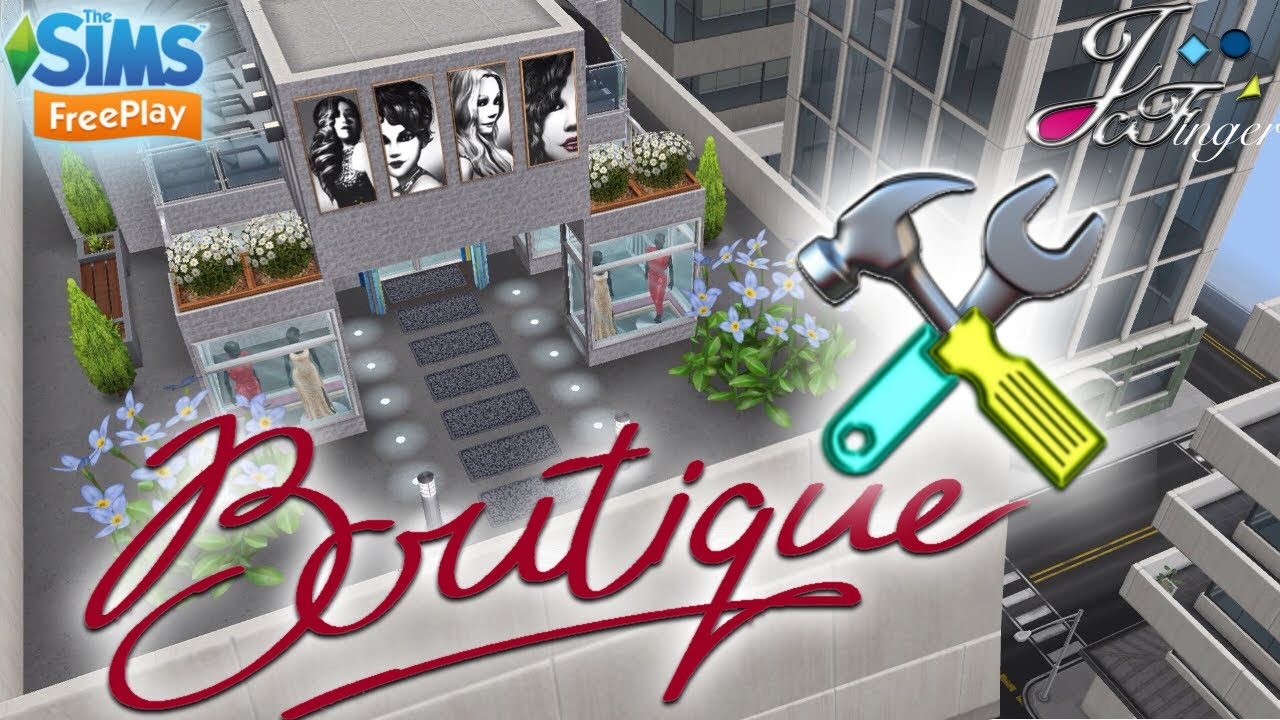 The Sims FreePlay 🛠| LIVE BUILD ⚠️  👗👠| CHIC BOUTIQUE | 👛👒 By Joy.