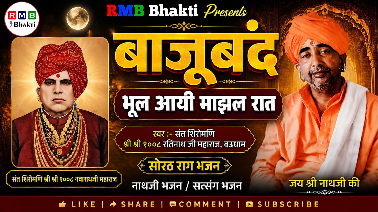 #bajuband_bhool_aayi_bhajan | Ratinath Ji Maharaj Ke Bhajan | बाजूबंद भूल आयी माझळ रात | सोरठ राग