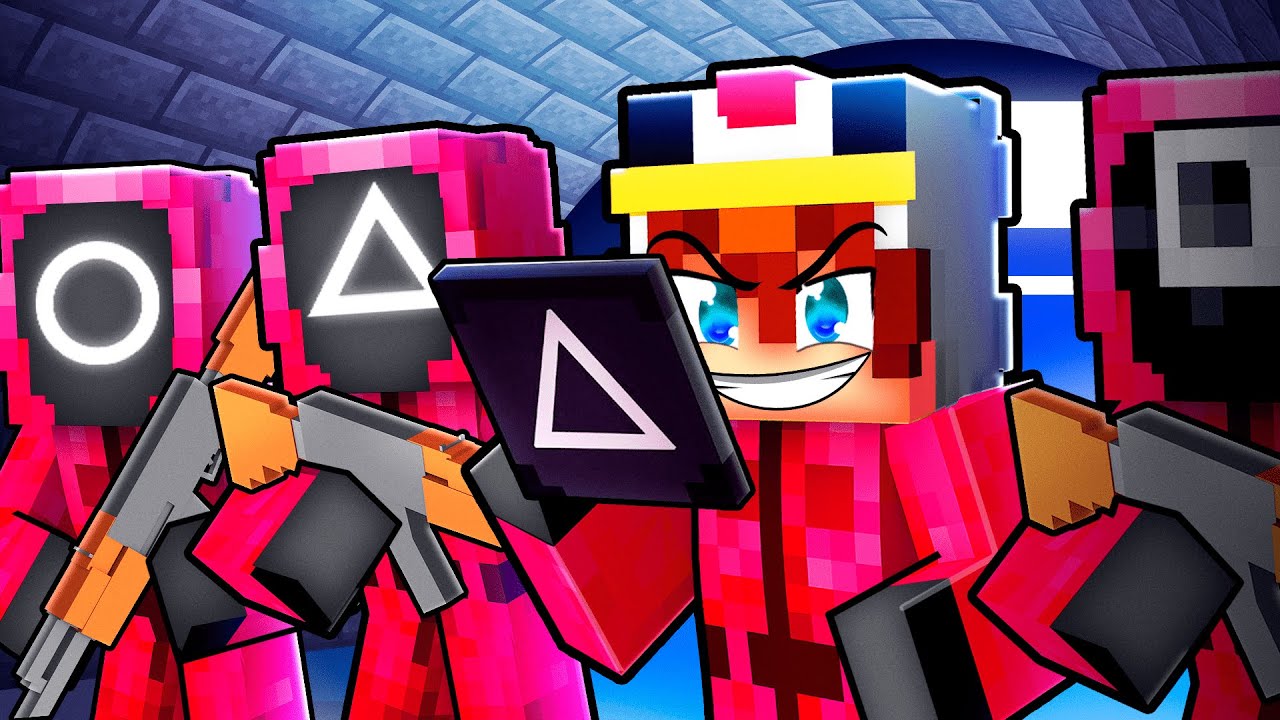 Devenir un SOLDAT ROUGE au Squid Game sur Minecraft !