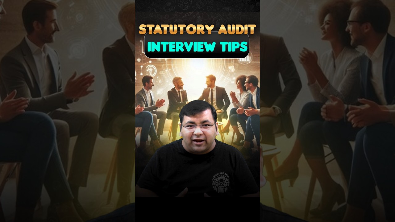 How to Prepare for Statutory Audit Interview |🤔@CAAmanAgarwal #caaman #interviewpreparation