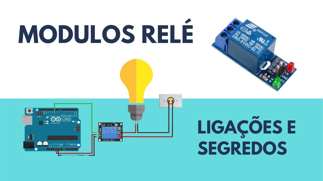 Como usar um M&oacute;dulo Rel&eacute; - Arduino