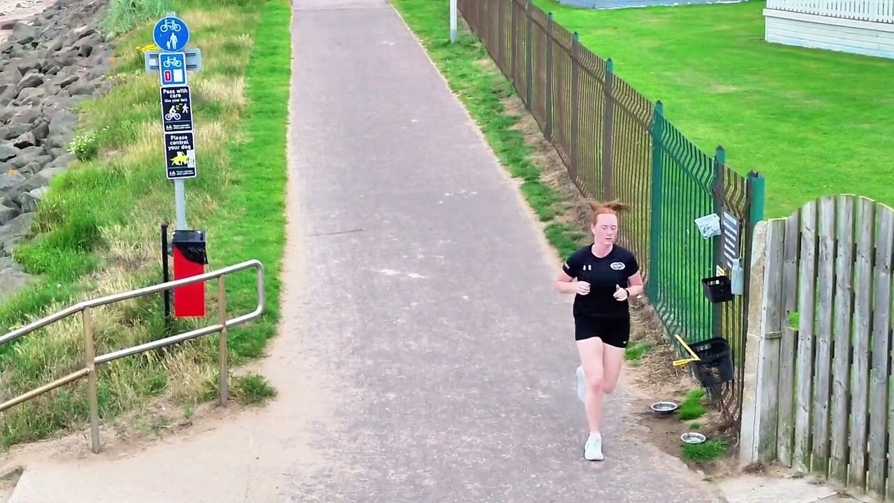Monifieth Beach Walk &ndash; People, Pets & Pedals | Drone