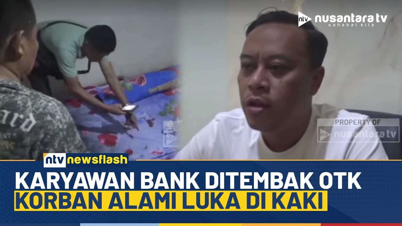 Geger! Karyawan Bank di Lampung Ditembak OTK saat Beristirahat di Kamar | NTV NEWSFLASH