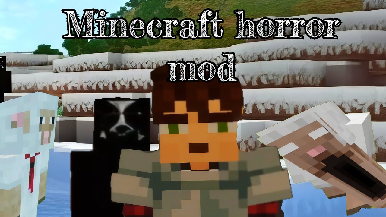 😱Minecraft horror😱 mod  ciekawy ten świat 