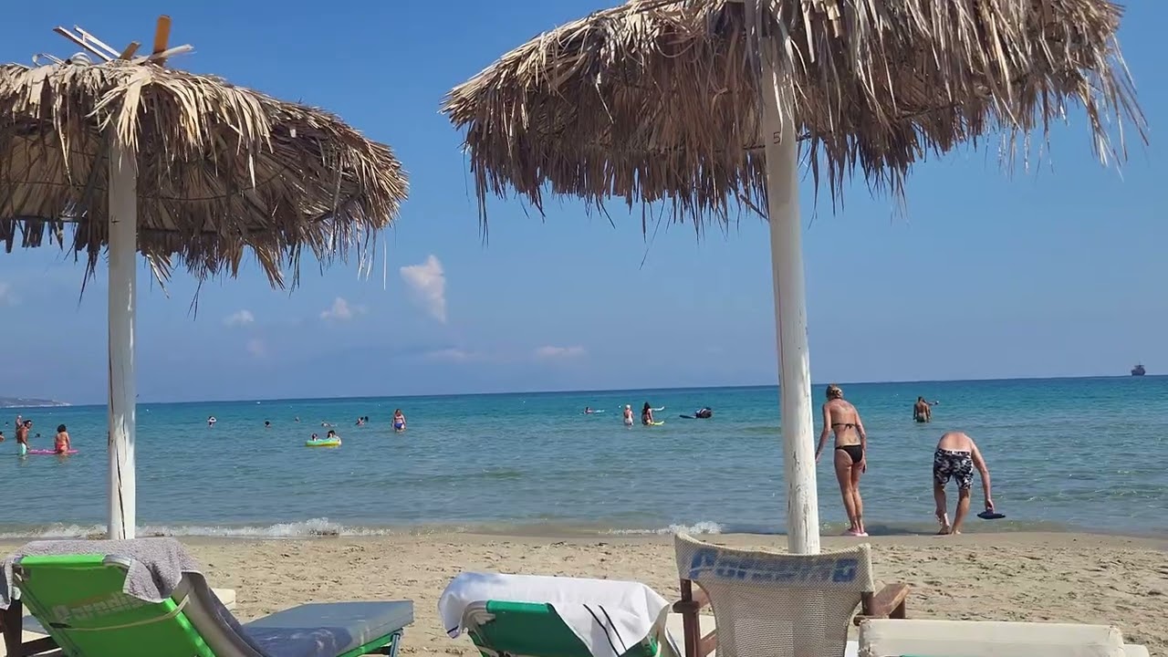 View from porto paradiso Alykes beach Zante.18/8/2025
