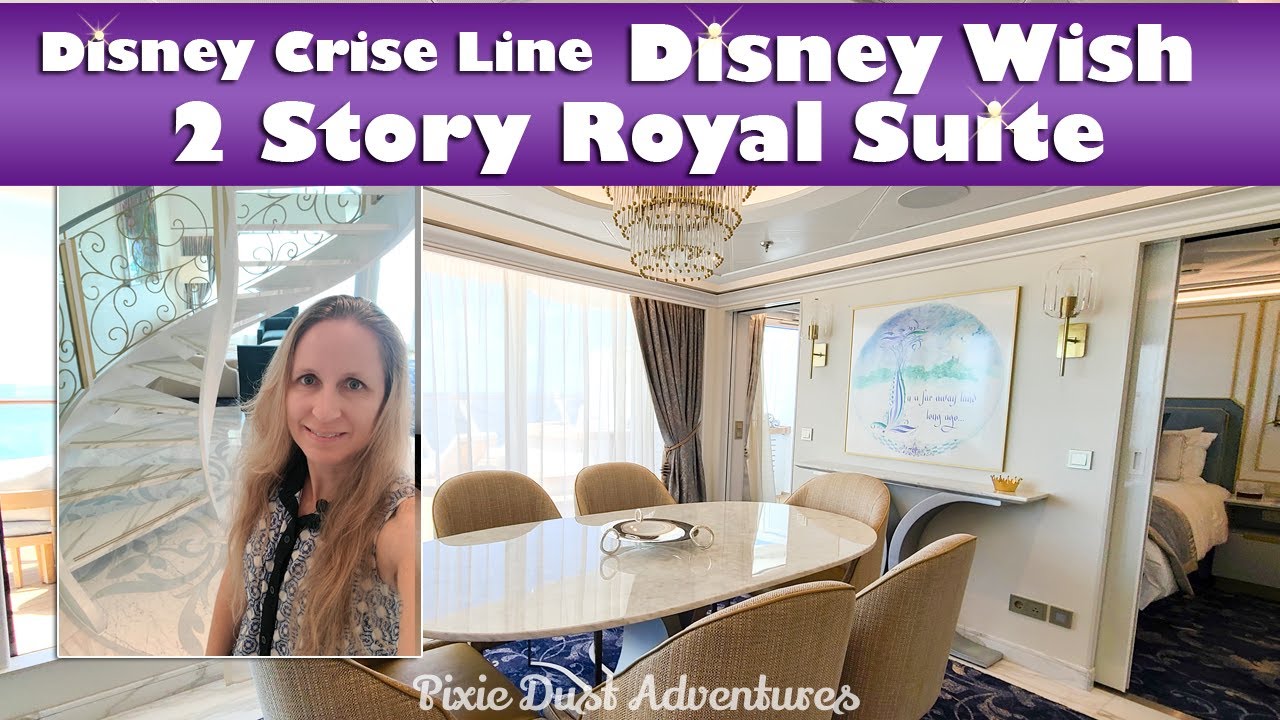 Disney Wish Concierge 2 Story Princess Aurora Royal Suite 13000  🧚 Pixie Dust Adventures