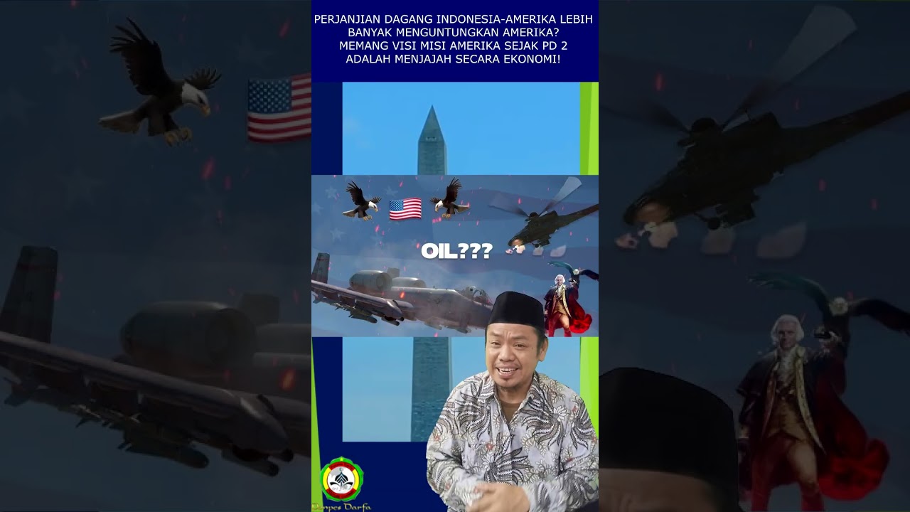Doktrin Amerika: Amerika Tidak Menjajah Secara Fisik, Tapi Menjajah Secara Ekonomi. Hati-hati