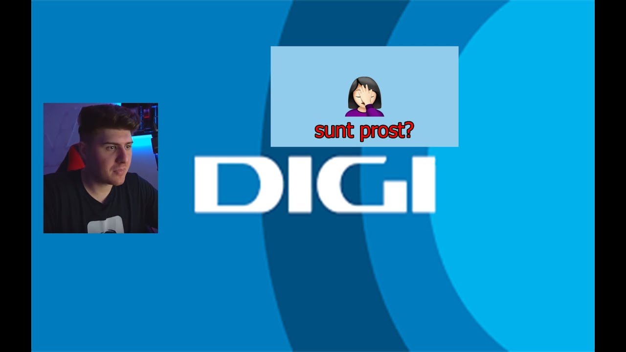 Colo suna la DIGI si este nervos ca nu ii merg PC urile ! Funny moment