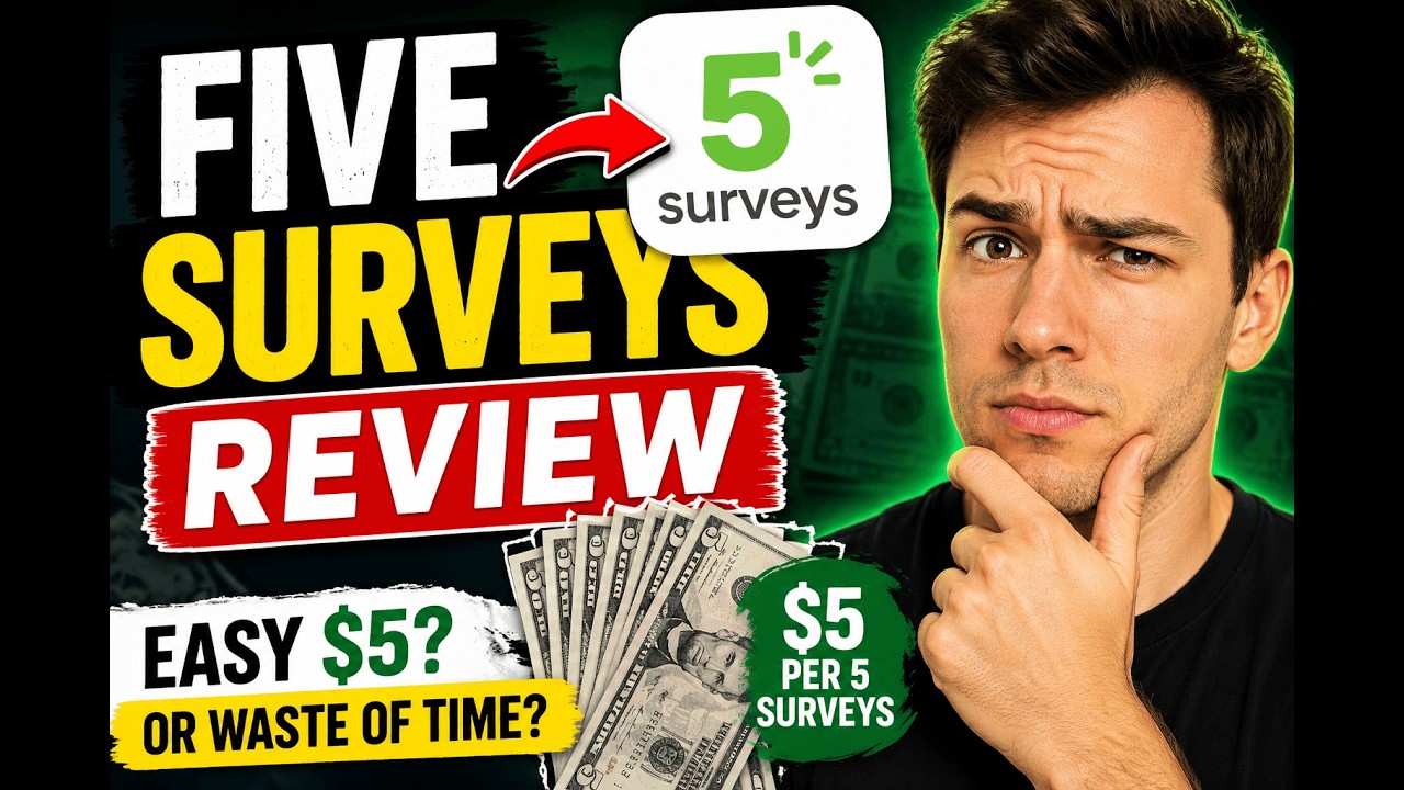 Five Surveys Review - Easy $5 or More Frustration Than It's Worth?