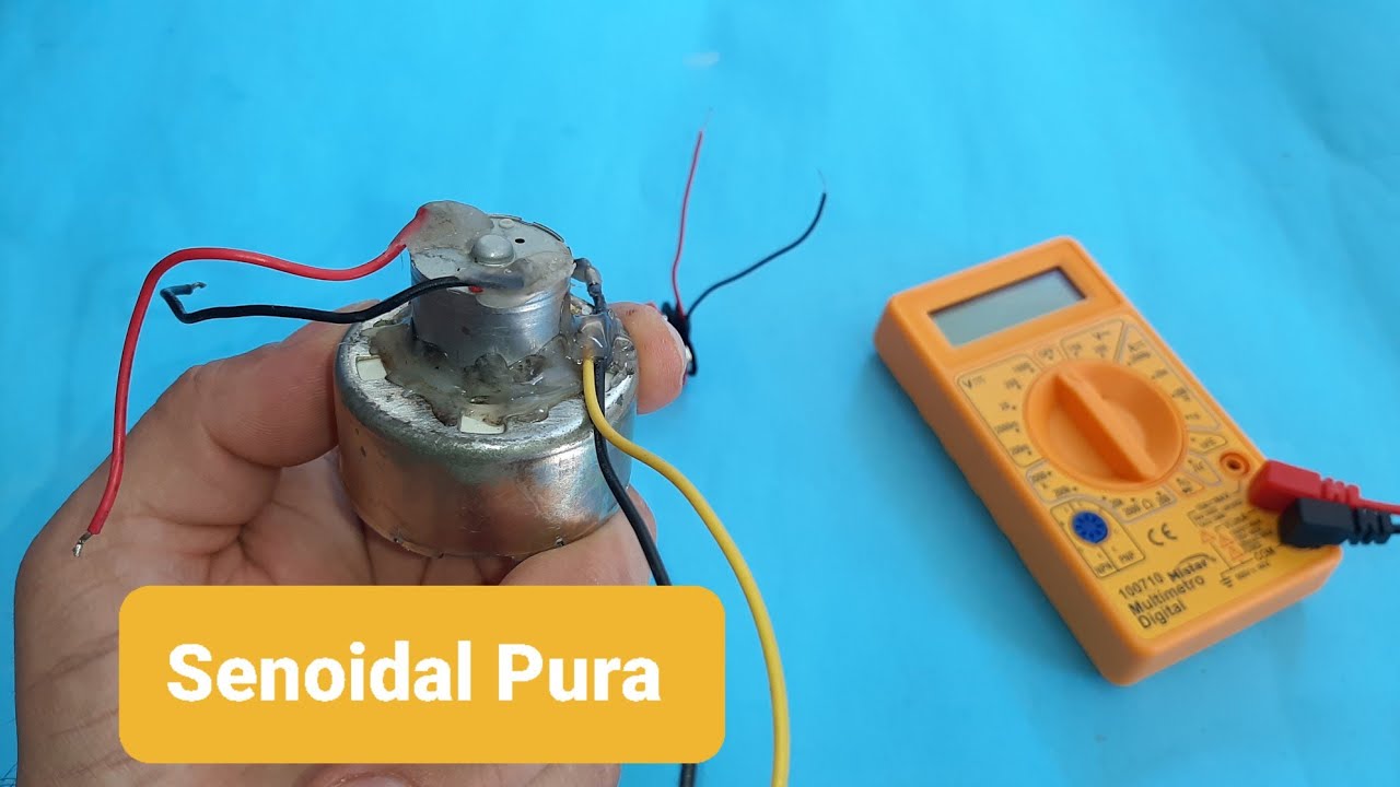 Oscilador de Onda Senoidal Pura com Motor de Prato de Microondas