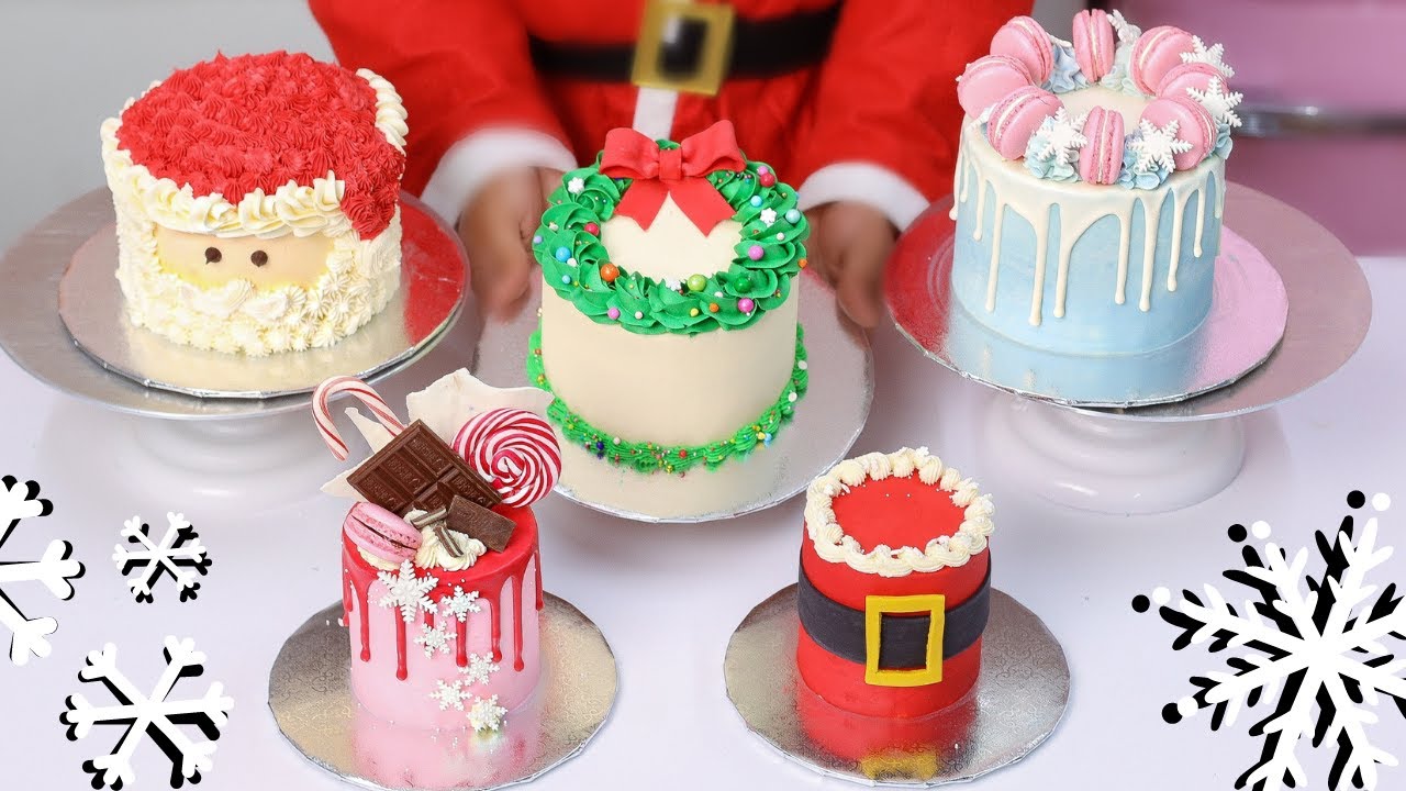 5 PASTELES PARA NAVIDAD | FACILES Y RAPIDOS| DANI FLOWERS