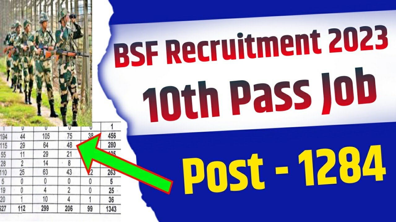 BSF Bharti 2023 | BSF Constable Tradesman Recruitment 2023 | Job Vacancy 2023 | March Vacancy 2023