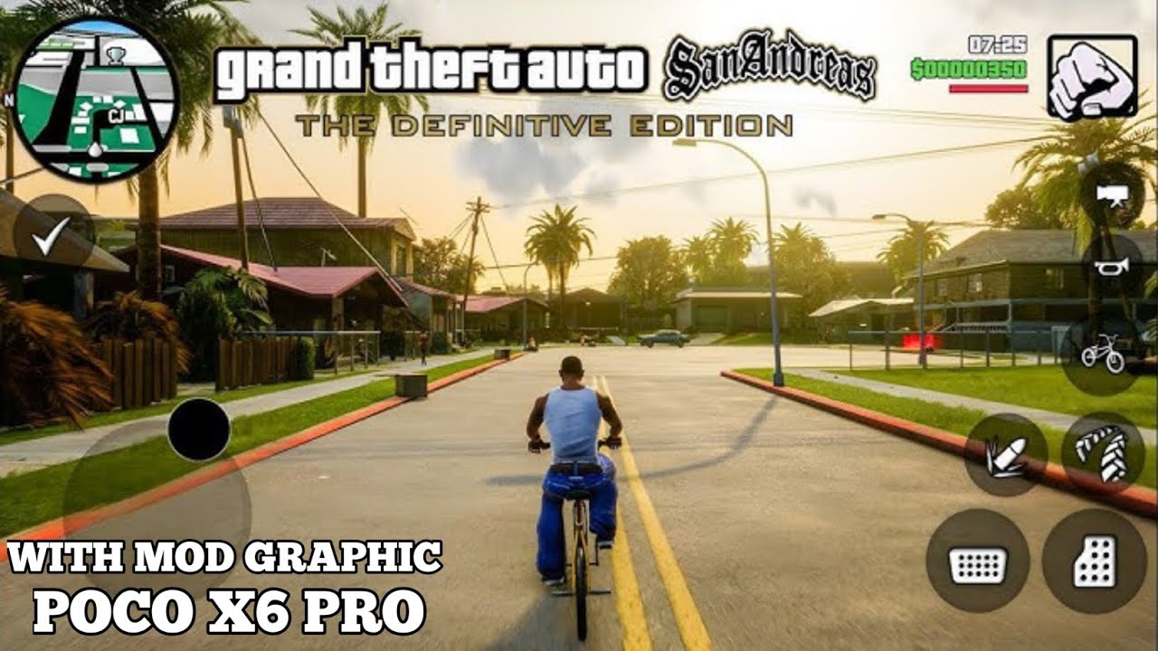 GRAND THEFT AUTO SA DEFINITIVE EDITION |POCO X6 PRO|ULTRA GRAPHIC|ROCKSTAR EDITION|PLAYBLE 🔥