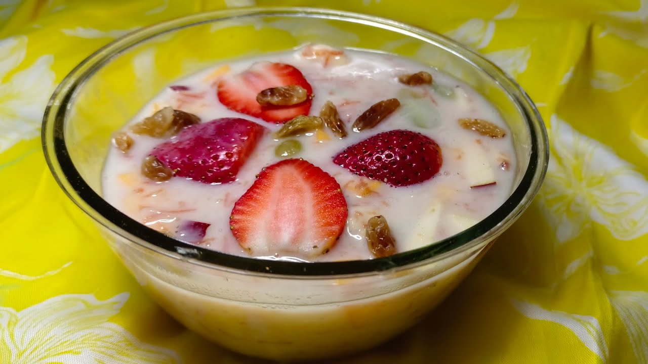 फलो की बारात खास महाशिव रात्रि के शुभ अवसर आप भी बनाऐ अपने घर पर #food #custard #viral #viralvideo