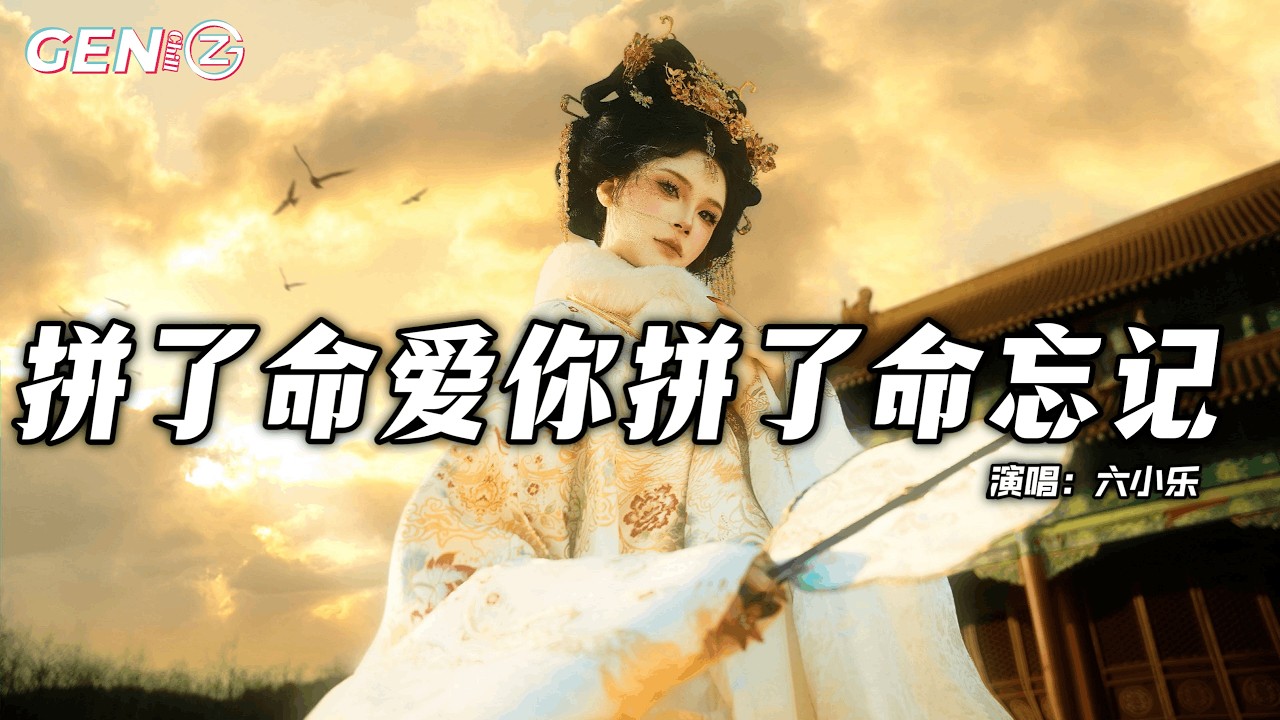 六小乐 - 拼了命爱你拼了命忘记｜Pin Le Ming Ai Ni Pin Le Ming Wang Ji『我没失心我没失忆，我却失去你，眼泪像雨滴碎落了一地』抖音最火｜【动态歌词MV】
