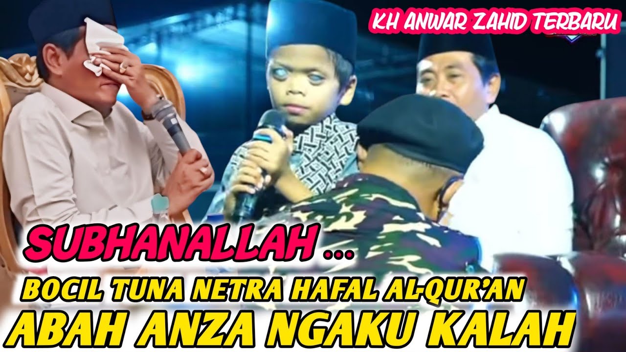 SUBHNALLAH ‼️ BOCIL TUNA NETRA HAFAL AL-QUR'AN SEMUA JAMA'AH IKUT MENANGIS