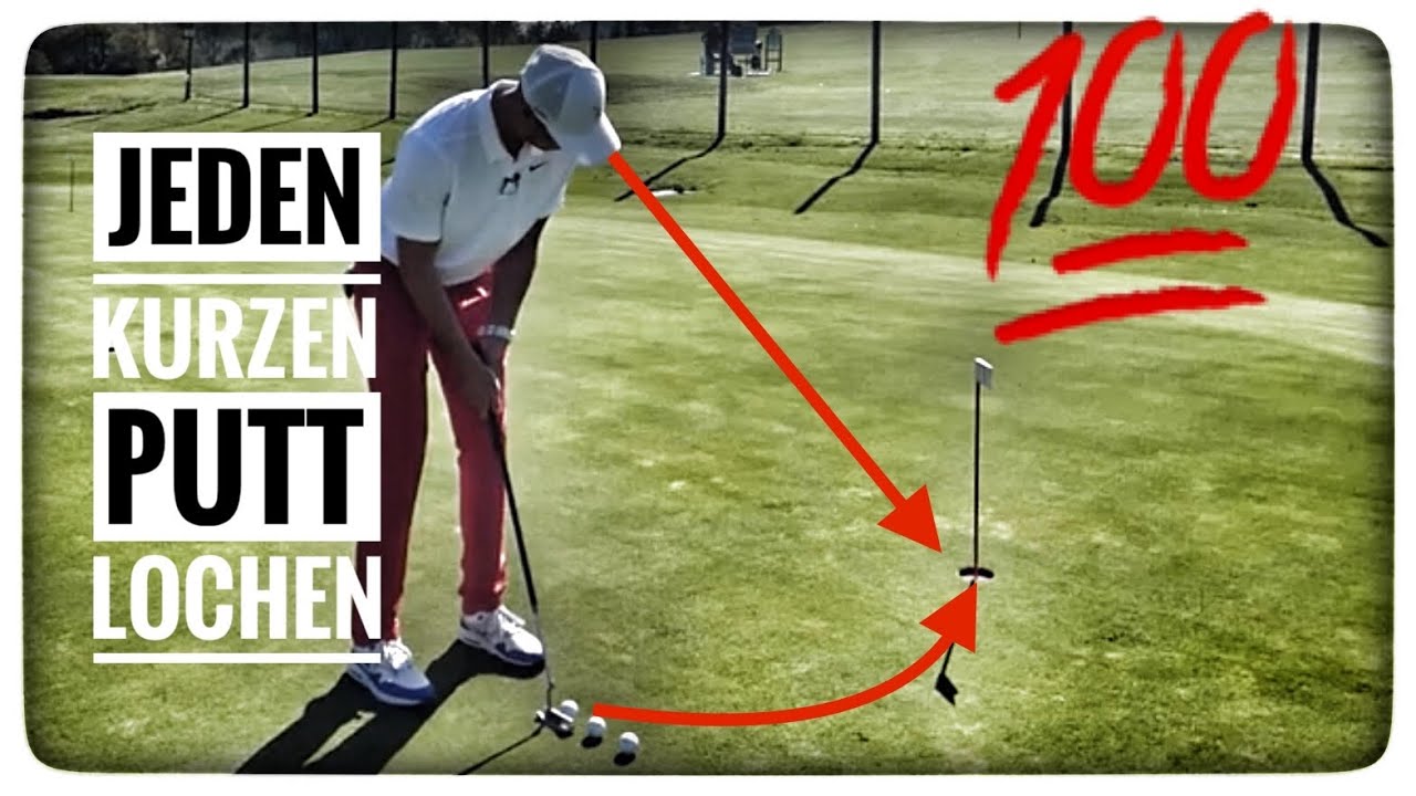 Golf - so lochst du alle kurzen Putts