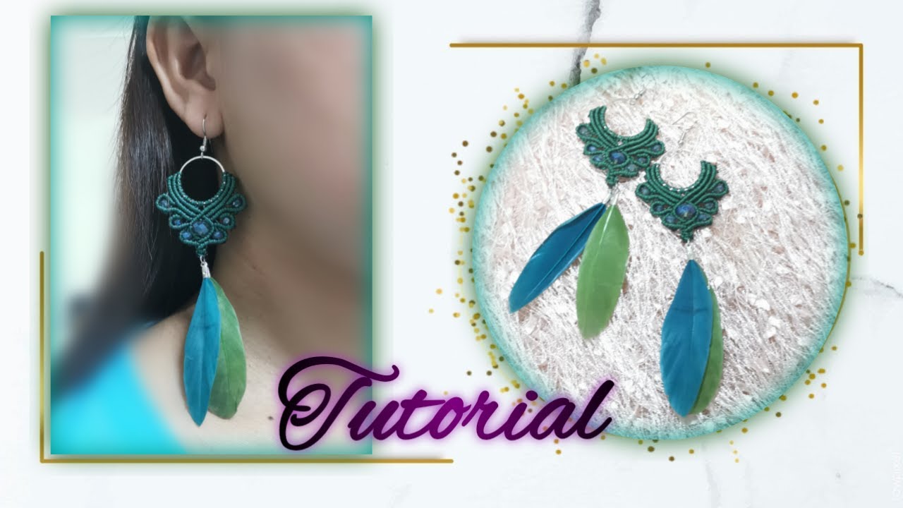 Macrame Earrings Tutorial | Trendy Boho
