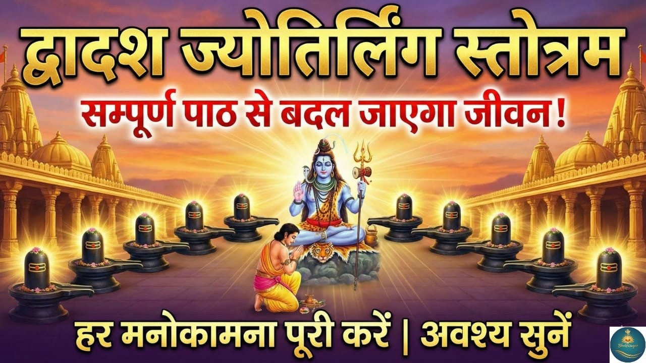 द्वादश ज्योतिर्लिंग स्तोत्रम् | मृत्युंजय मंत्र  | सौराष्ट्र सोमनाथम् | Dwadash Jyotirlinga Stotram
