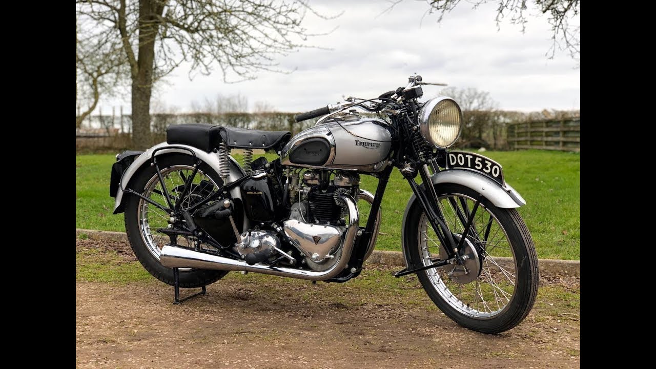 1939 Triumph T100 500cc Walk Around - !! AWESOME SOUND !!