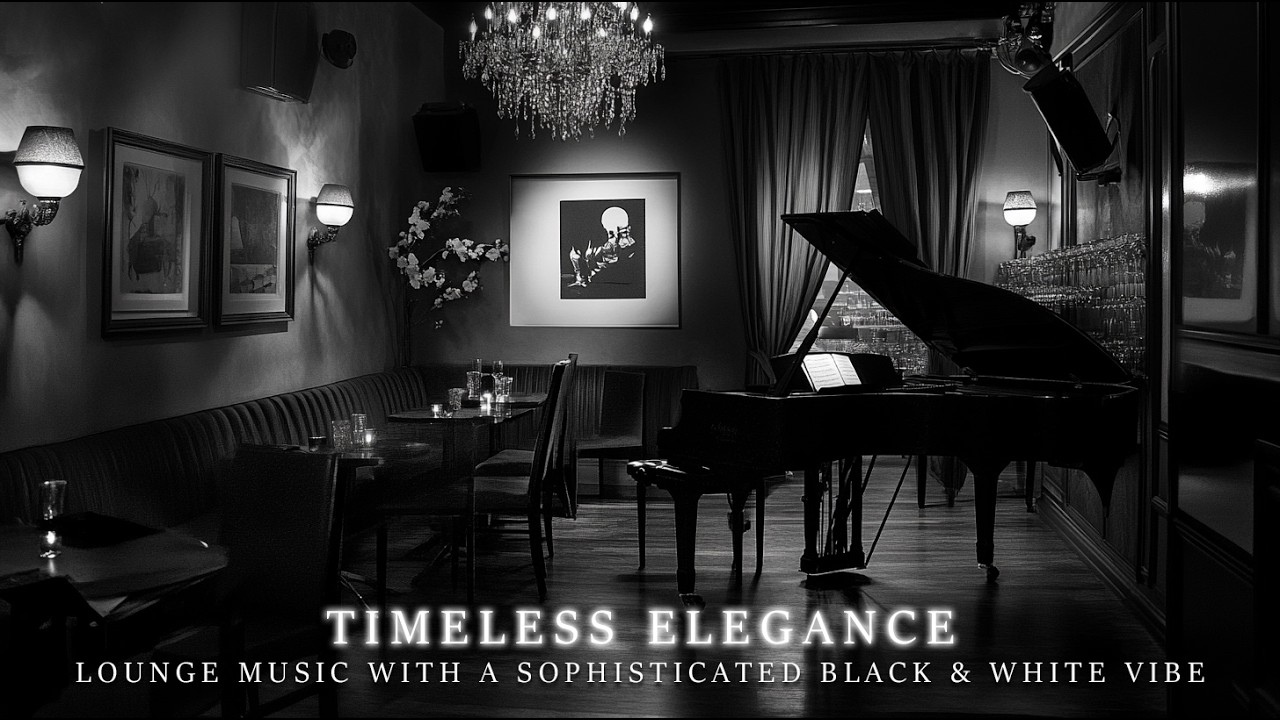 Timeless Elegance: Lounge Music with a Sophisticated Black & White Vibe