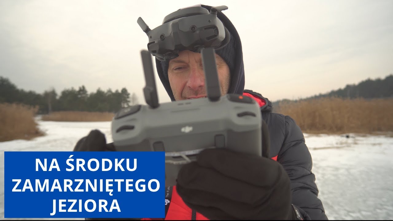 Neo 2 + Mini 5 Pro - loty na środku zamarzniętego jeziora