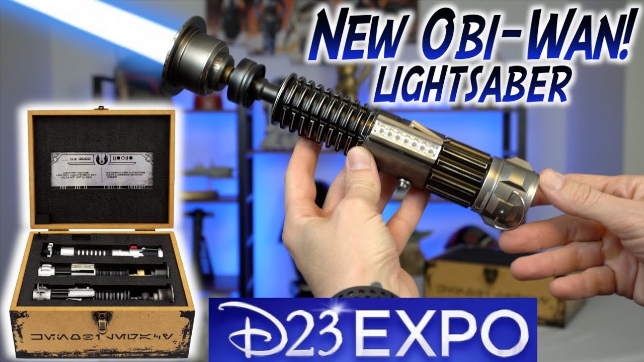 Новый набор световых мечей D23 Obi-Wan Kenobi Galaxy's Edge!