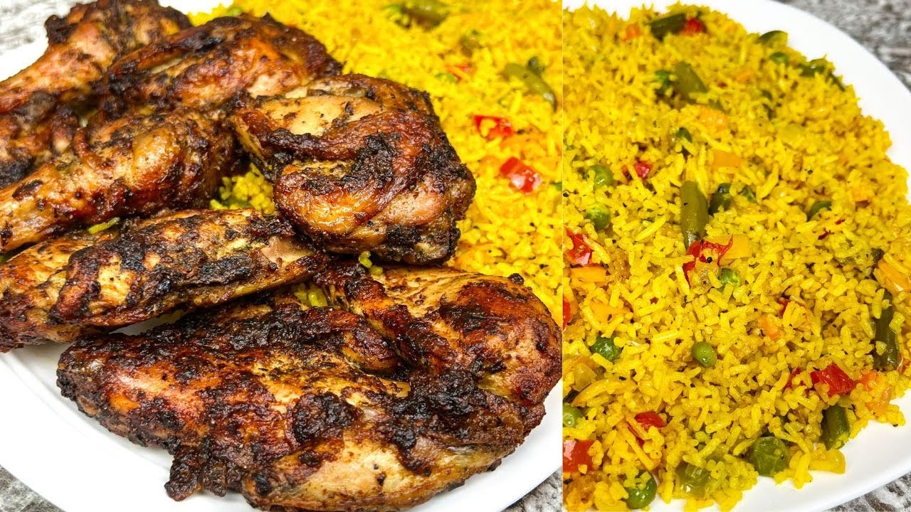 Comment Faire Du Riz au Curcuma || Riz au Poulet