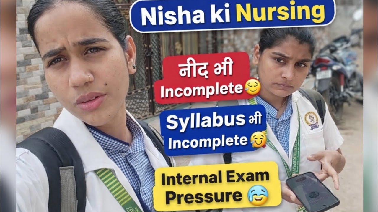 CHN ka copy check hua to iska mjak ban gya 😂 #nursing #nurse #vlog #funny #drama #medical #study 