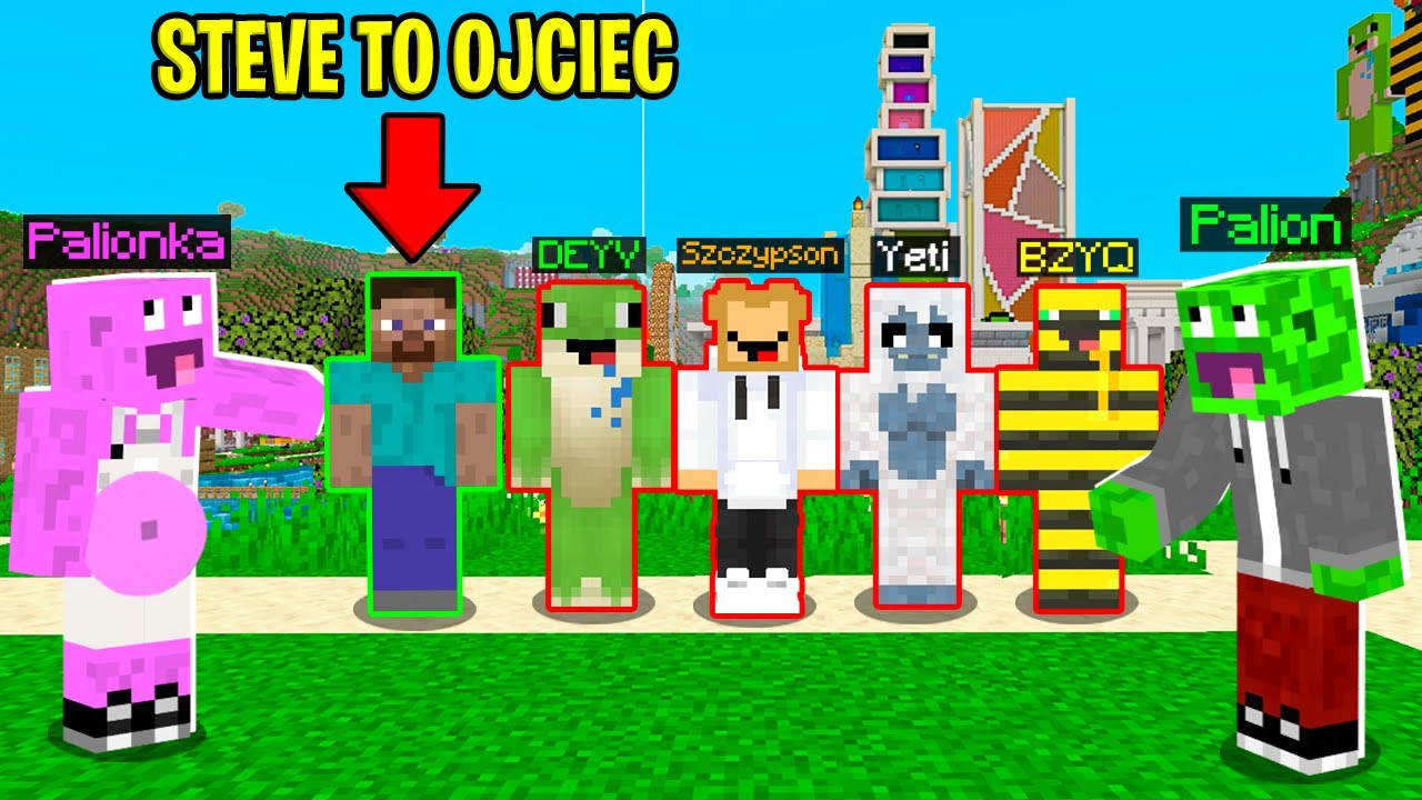 OJCEM DZIECKA PALIONKI JEST STEVE! 😱