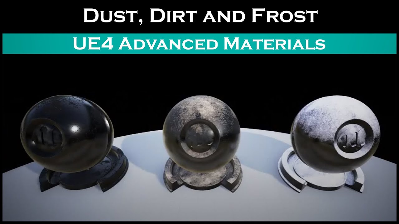 Ue4: advanced materials (Ep. 20 applying simple dust,dirt,frost to any model)