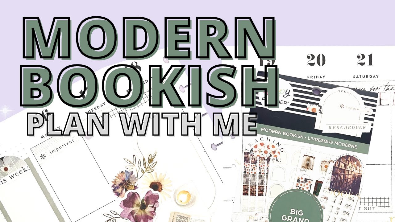 PLAN WITH ME | MODERN BOOKISH | CLASSIC HAPPY PLANNER