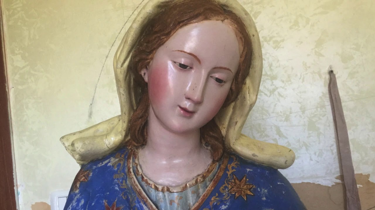 restauro conservativo di statuaria lignea policroma