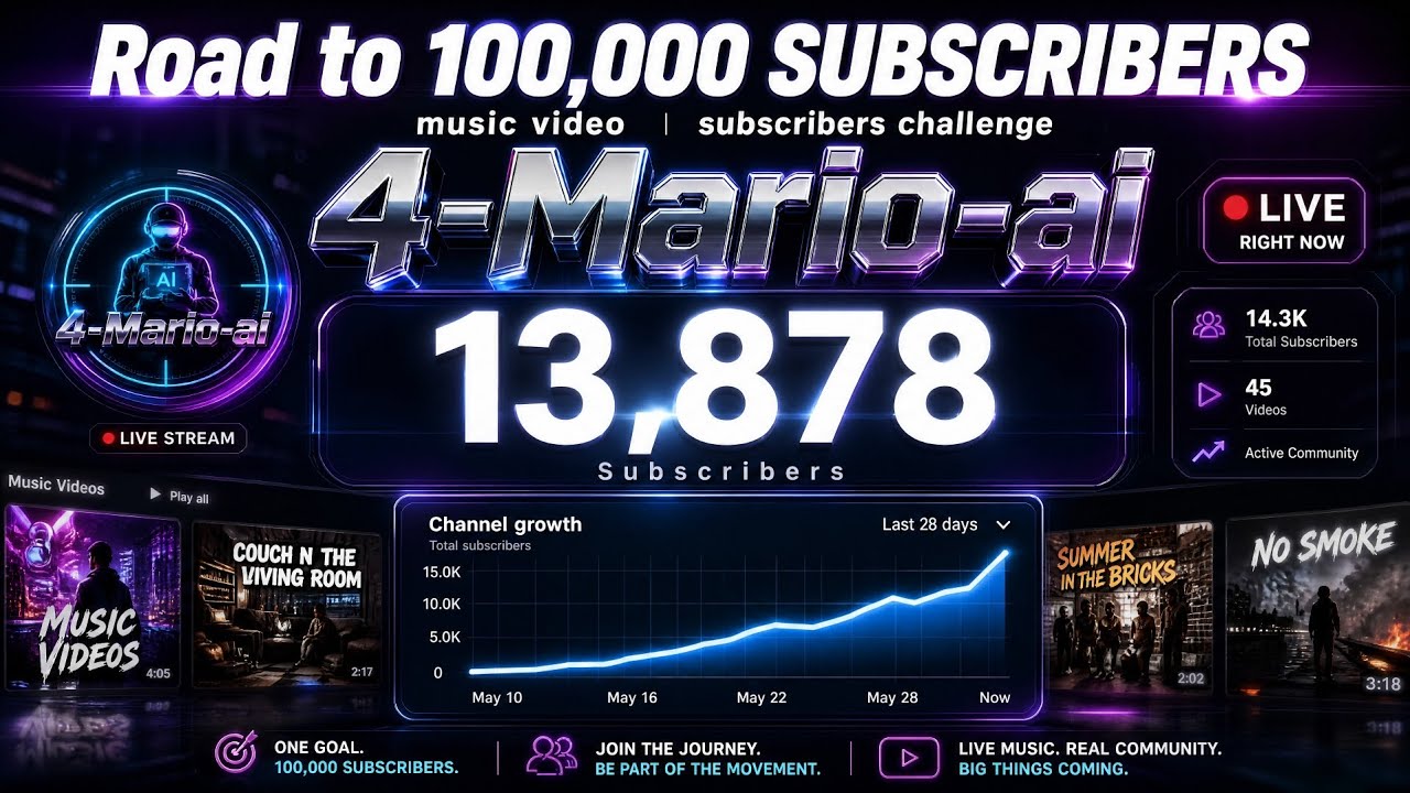 SUBSCRIBE CHALLENGE: Music video (road to 100K)