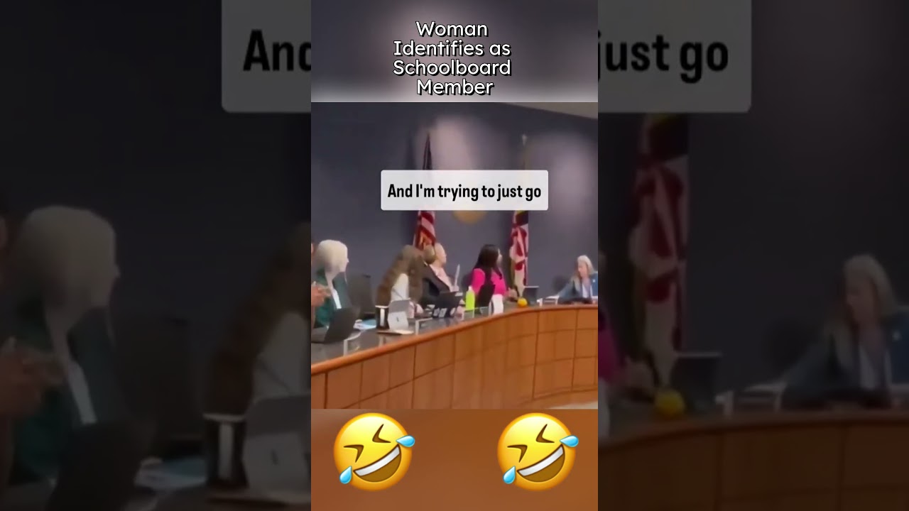 Woman Identifies as a Member of the School board, proclaims her pronouns are I won. #funny #shorts