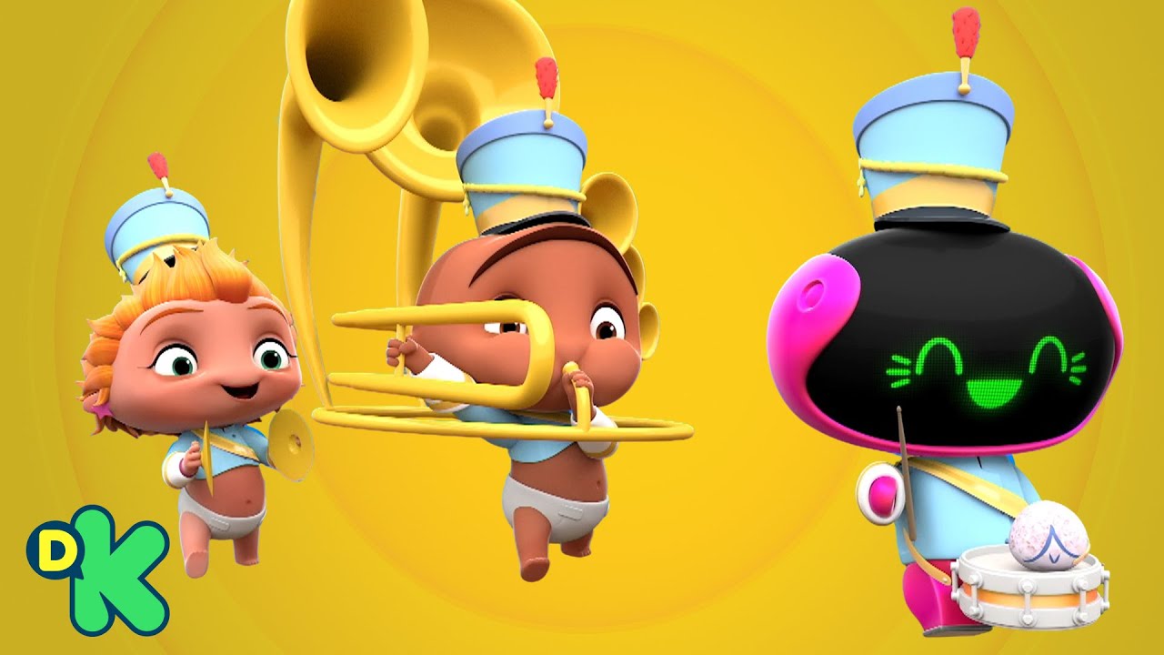 Divertida música de banda hecha rock | Mini Beat Power Rockers | Discovery Kids