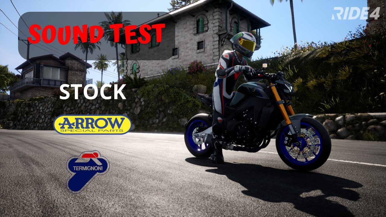 Ride 4 - Yamaha MT 09 - Sound Test